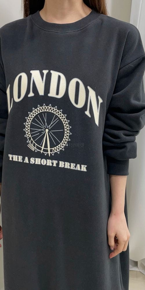 ANOTHERPLAN - Korean Children Fashion - #Kfashion4kids - London Fleece One-piece - 2