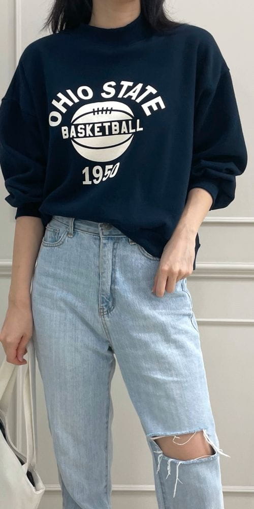 ANOTHERPLAN - Korean Children Fashion - #Kfashion4kids - Ohio Half Turtleneck Sweatshirt - 2