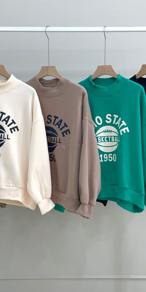ANOTHERPLAN - Korean Children Fashion - #Kfashion4kids - Ohio Half Turtleneck Sweatshirt - 4