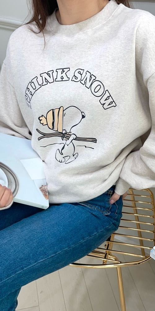 ANOTHERPLAN - Korean Children Fashion - #Kfashion4kids - Snoopy Fleece Sweatshirt - 2