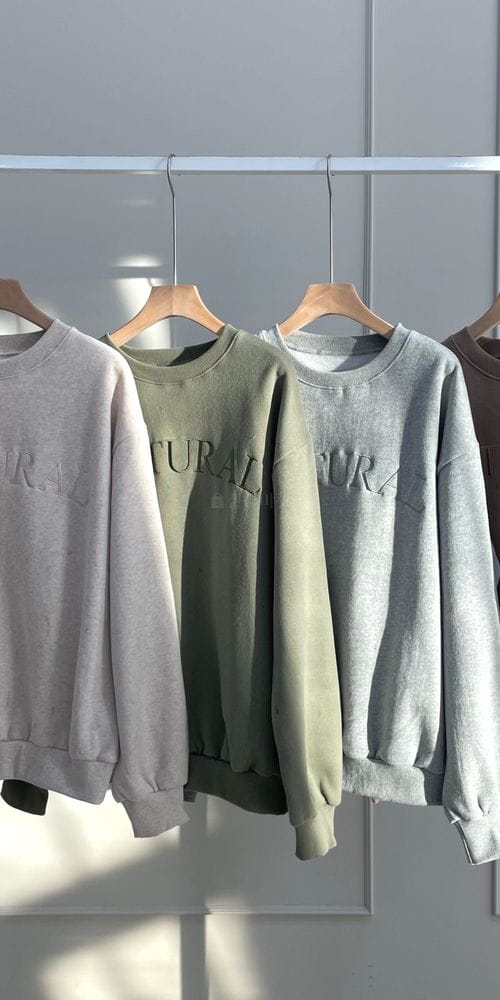 ANOTHERPLAN - Korean Children Fashion - #Kfashion4kids - Natural Fleece Sweatshirt - 4