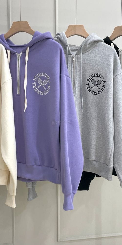 ANOTHERPLAN - Korean Children Fashion - #Kfashion4kids - Racket Fleece Hoddy - 4