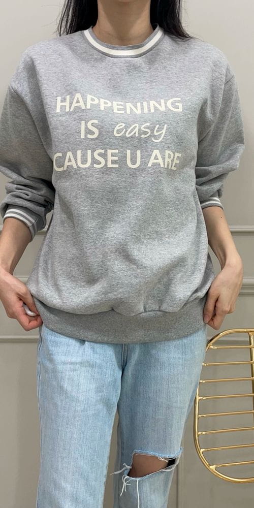 ANOTHERPLAN - Korean Children Fashion - #Kfashion4kids - Happening Fleece Sweatshrit