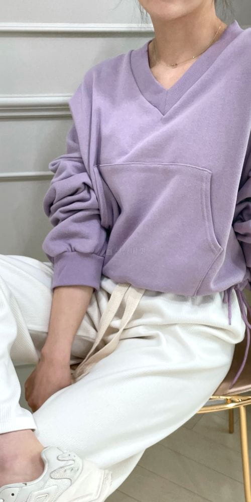 ANOTHERPLAN - Korean Children Fashion - #Kfashion4kids - Cheese Fleece Sweatshirt