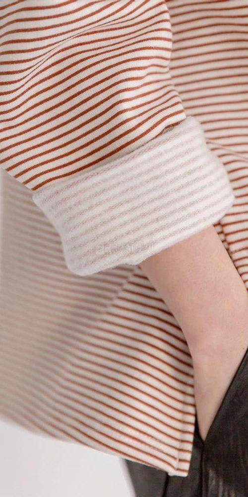 ARC EN CIEL - Korean Children Fashion - #Kfashion4kids - Fleece Stripes Tee - 3