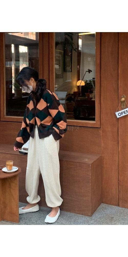 ARC EN CIEL - Korean Children Fashion - #Kfashion4kids - Argyle Cardigan - 3