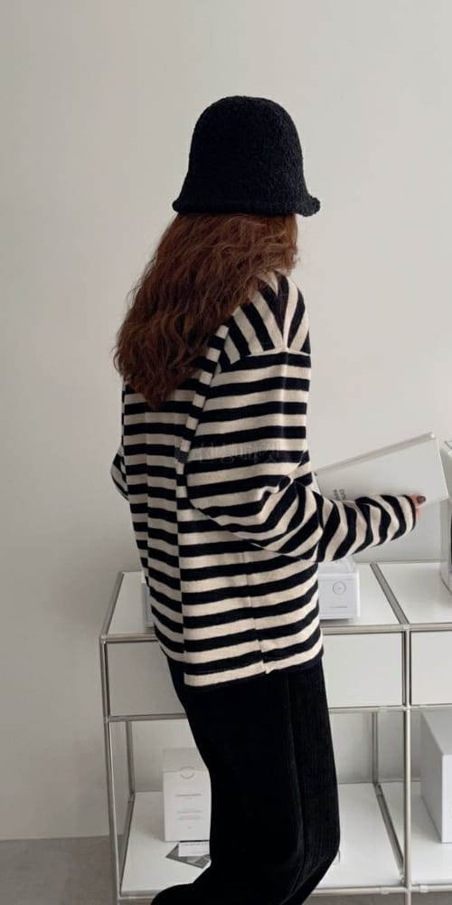 ASHER - Korean Children Fashion - #Kfashion4kids - Winter Stripes Tee - 3
