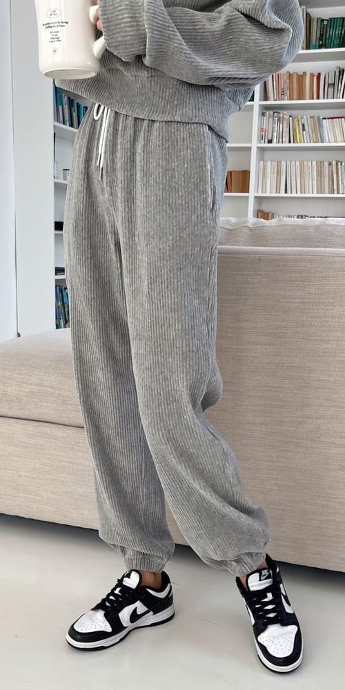 ASHER - Korean Children Fashion - #Kfashion4kids - Veloure Pants - 2