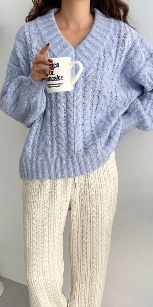 ASHER - Korean Children Fashion - #Kfashion4kids - Twist Long Knit Tee - 3