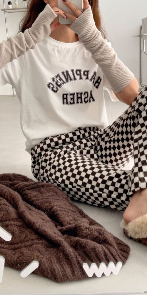 ASHER - Korean Children Fashion - #Kfashion4kids - Checker Board Pants - 3