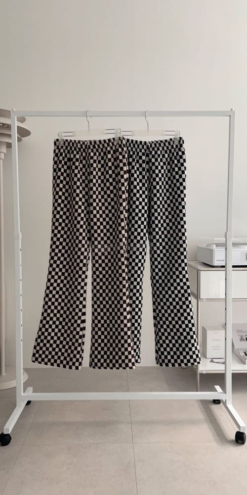 ASHER - Korean Children Fashion - #Kfashion4kids - Checker Board Pants - 4