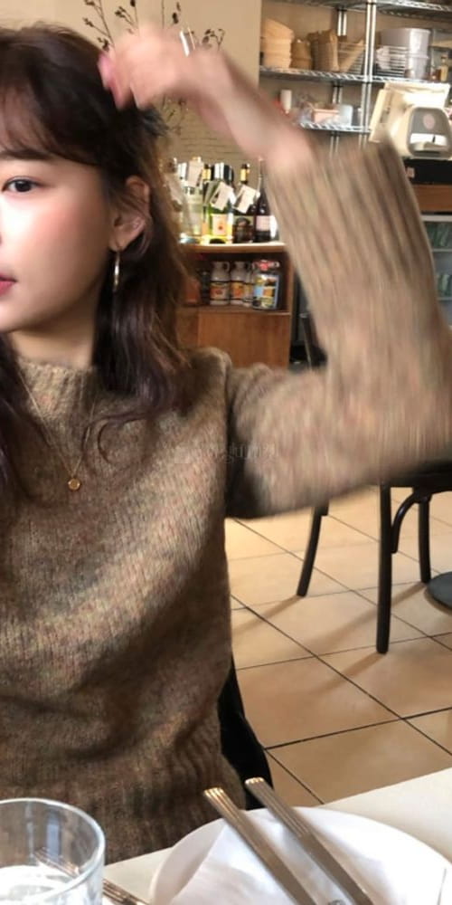 ATTHISMOMENT - Korean Children Fashion - #Kfashion4kids - Mo Hair Knit Tee - 4