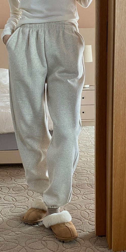 ATTHISMOMENT - Korean Children Fashion - #Kfashion4kids - Fleece Jogger Pants - 5