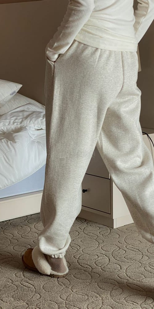 ATTHISMOMENT - Korean Children Fashion - #Kfashion4kids - Fleece Jogger Pants - 7