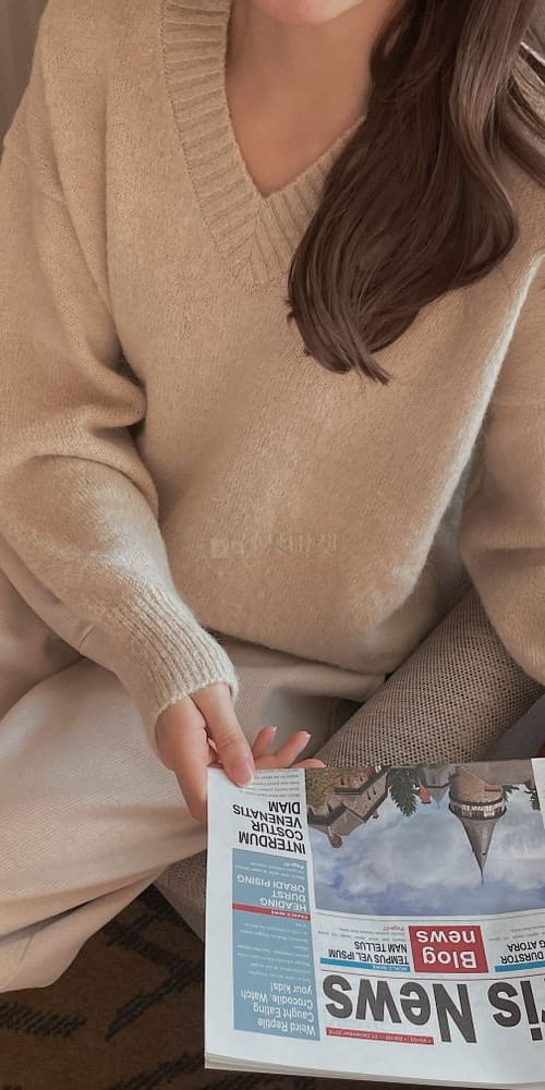 ATTHISMOMENT - Korean Children Fashion - #Kfashion4kids - Brush Knit Tee - 4