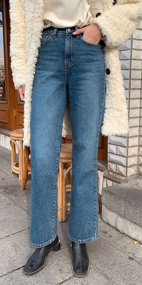 ATTHISMOMENT - Korean Children Fashion - #Kfashion4kids - Fleece Jeans - 5