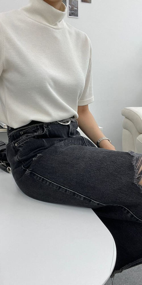 BBOD - Korean Children Fashion - #Kfashion4kids - Soft Rib Turtleneck Tee - 3