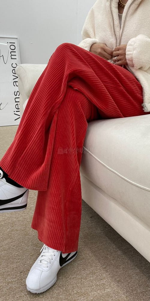 BBOD - Korean Children Fashion - #Kfashion4kids - Rib Bootscut Pants