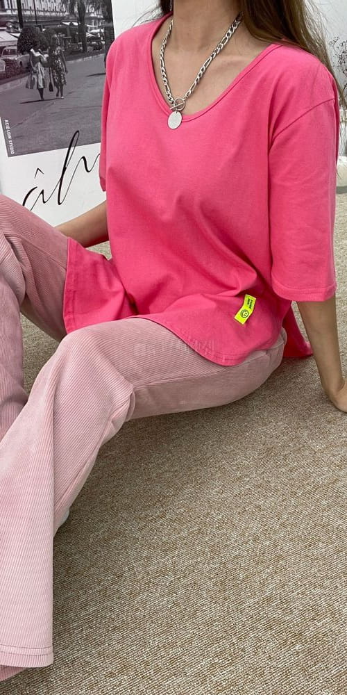 BBOD - Korean Children Fashion - #Kfashion4kids - Smile Slit Short Sleeve Tee - 2