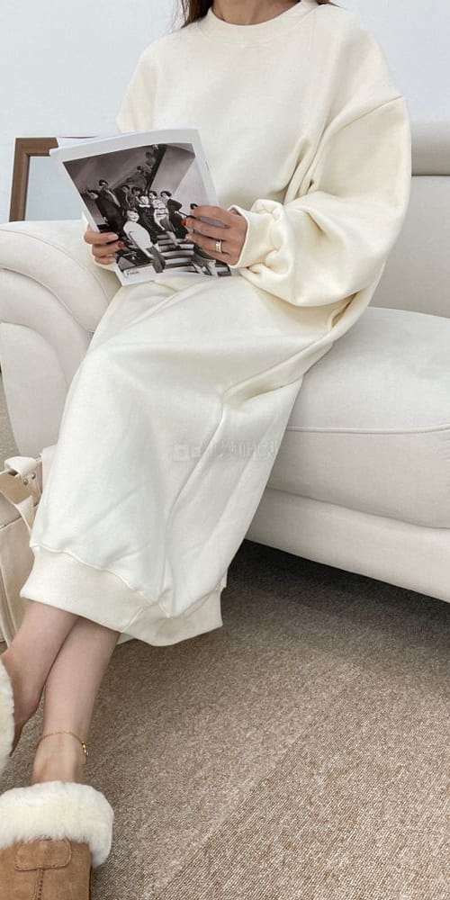 BBOD - Korean Children Fashion - #Kfashion4kids - Fleece Long One-piece