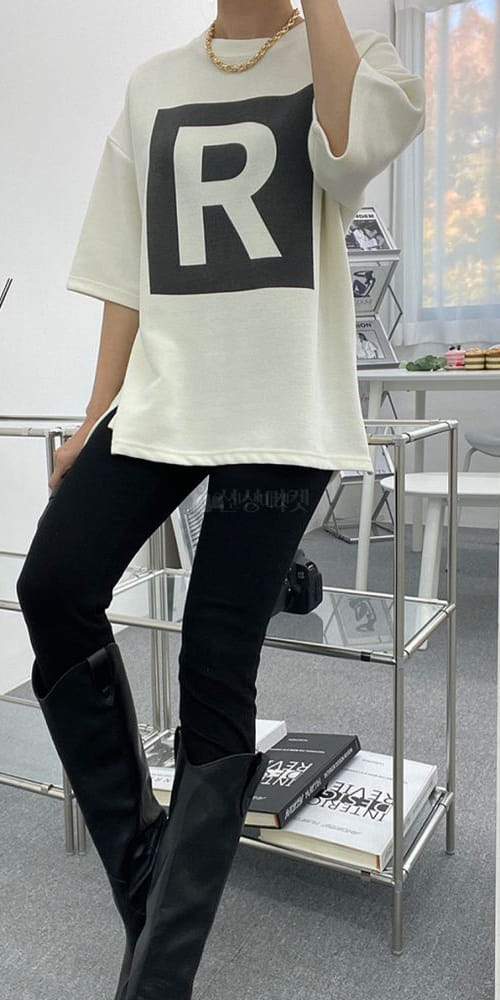 BBOD - Korean Children Fashion - #Kfashion4kids - Fleece R Short Sleeves Tee