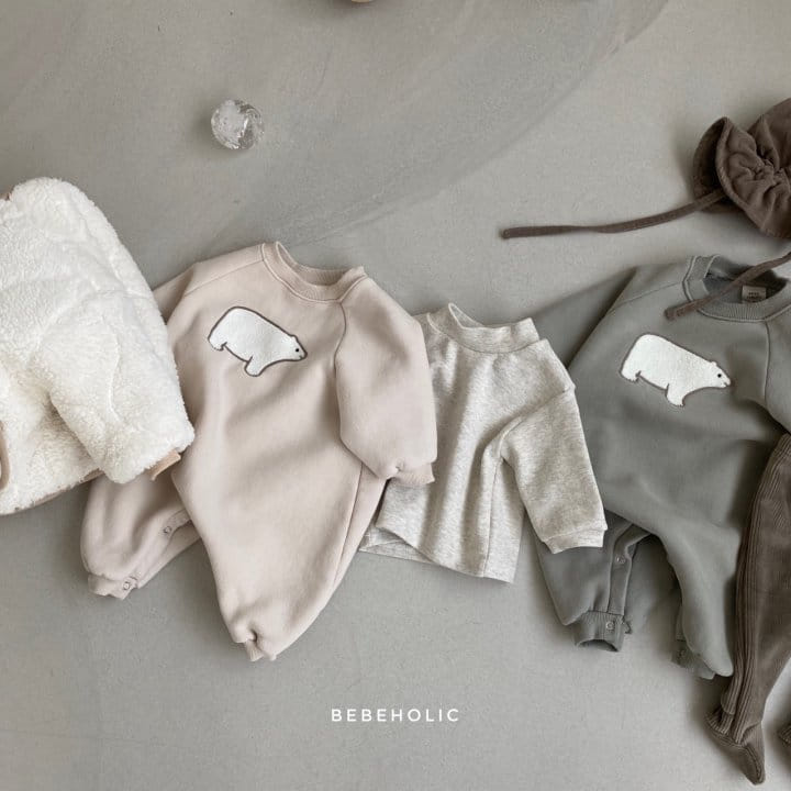 BEBE HOLIC - Korean Children Fashion - #Kfashion4kids - White Bear Bodysuit - 2