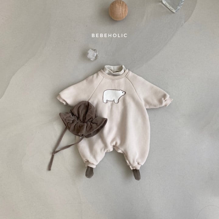 BEBE HOLIC - Korean Children Fashion - #Kfashion4kids - White Bear Bodysuit - 3