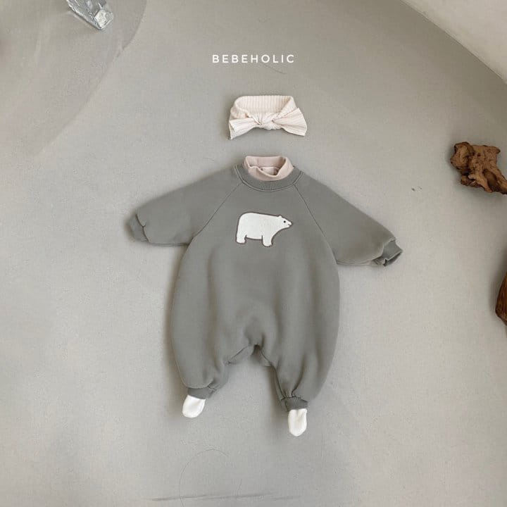 BEBE HOLIC - Korean Children Fashion - #Kfashion4kids - White Bear Bodysuit - 4