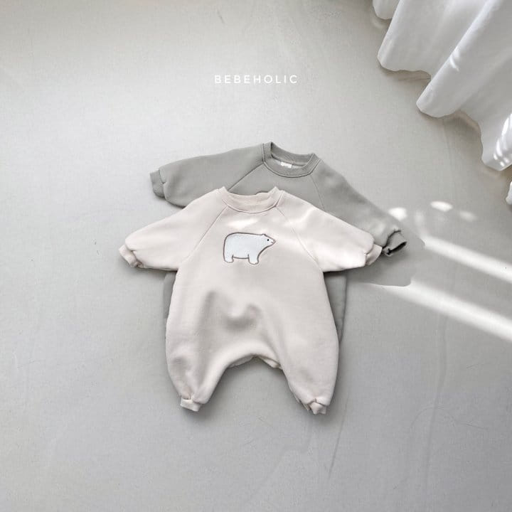 BEBE HOLIC - Korean Children Fashion - #Kfashion4kids - White Bear Bodysuit - 5