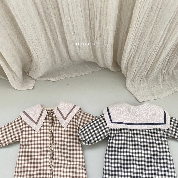 BEBE HOLIC - Korean Children Fashion - #Kfashion4kids - Check Padding Bodysuit - 11