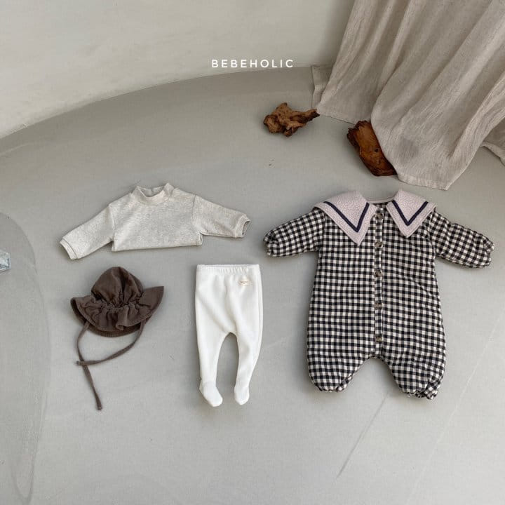 BEBE HOLIC - Korean Children Fashion - #Kfashion4kids - Check Padding Bodysuit - 3