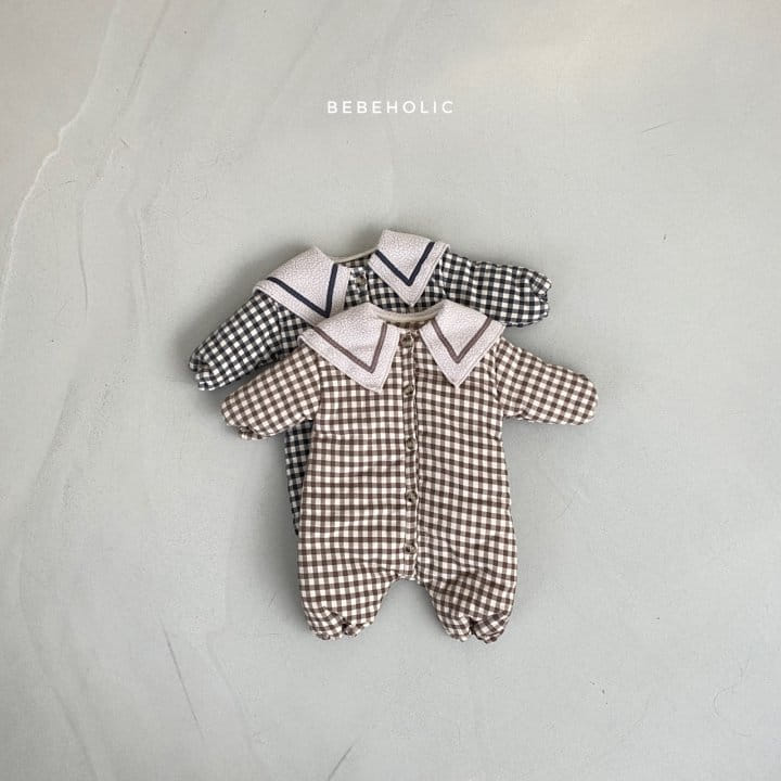 BEBE HOLIC - Korean Children Fashion - #Kfashion4kids - Check Padding Bodysuit - 5
