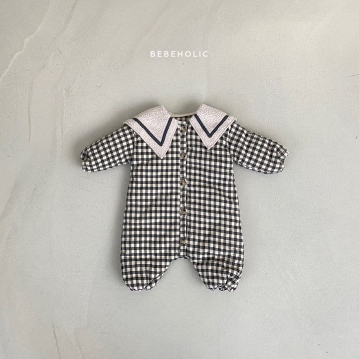 BEBE HOLIC - Korean Children Fashion - #Kfashion4kids - Check Padding Bodysuit - 7