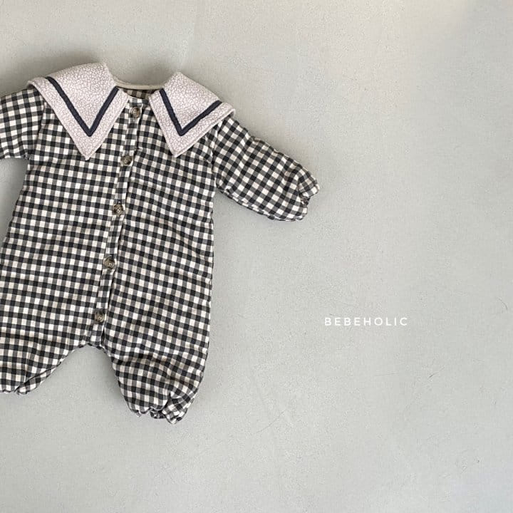 BEBE HOLIC - Korean Children Fashion - #Kfashion4kids - Check Padding Bodysuit - 8