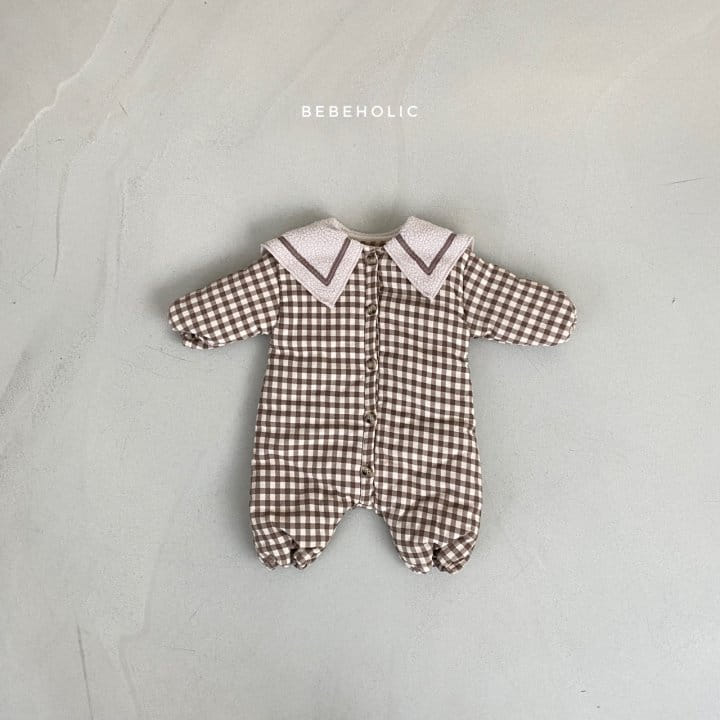 BEBE HOLIC - Korean Children Fashion - #Kfashion4kids - Check Padding Bodysuit - 9