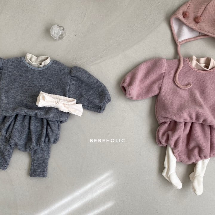 BEBE HOLIC - Korean Children Fashion - #Kfashion4kids - Puff Balloon Top Bottom Set