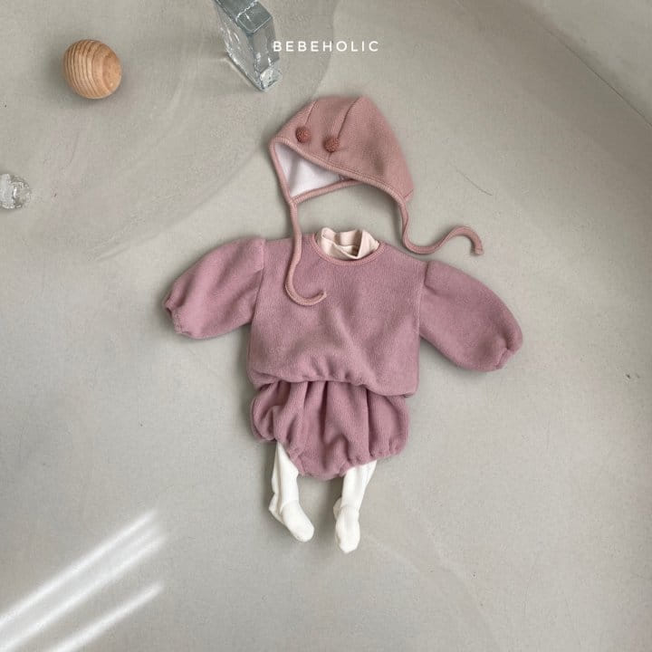 BEBE HOLIC - Korean Children Fashion - #Kfashion4kids - Puff Balloon Top Bottom Set - 3