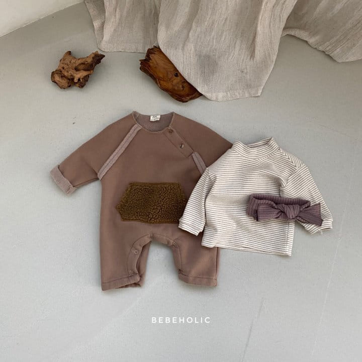 BEBE HOLIC - Korean Children Fashion - #Kfashion4kids - Pocket Bodysuit - 6