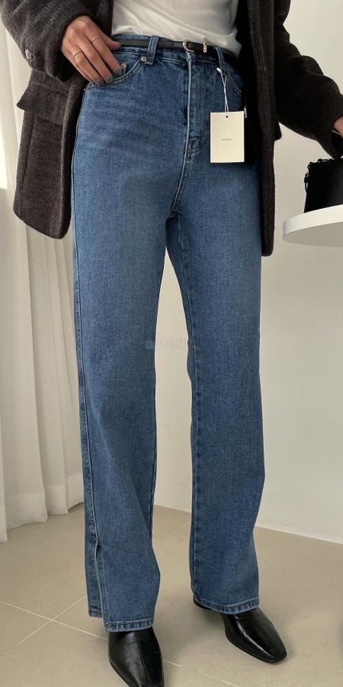 BETTER - Korean Children Fashion - #Kfashion4kids - Sear Slit Jeans - 2