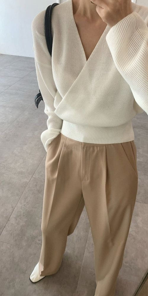 BETTER - Korean Children Fashion - #Kfashion4kids - Wrap Nijou Knit