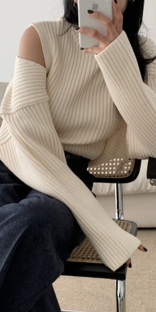 BETTER - Korean Children Fashion - #Kfashion4kids - Rib Bolero Knit Cardigan Set