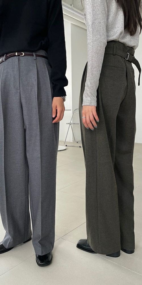 BETTER - Korean Children Fashion - #Kfashion4kids - Bukle Wool Pants