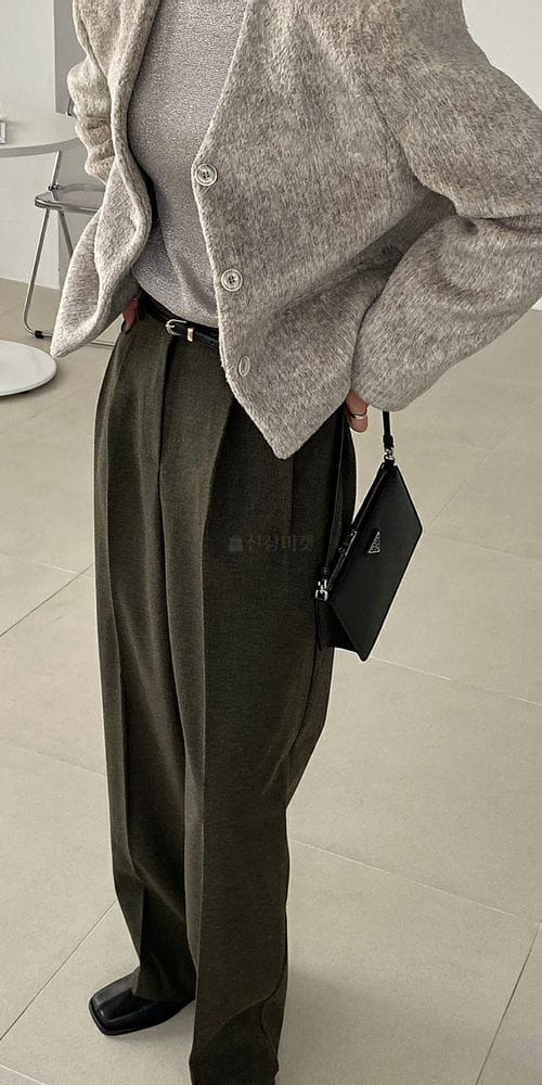 BETTER - Korean Children Fashion - #Kfashion4kids - Bukle Wool Pants - 2