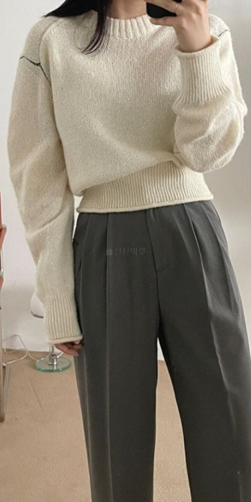 BETTER - Korean Children Fashion - #Kfashion4kids - Color Puff Knit