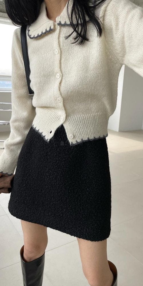 BETTER - Korean Children Fashion - #Kfashion4kids - Labing Collar Cardigan