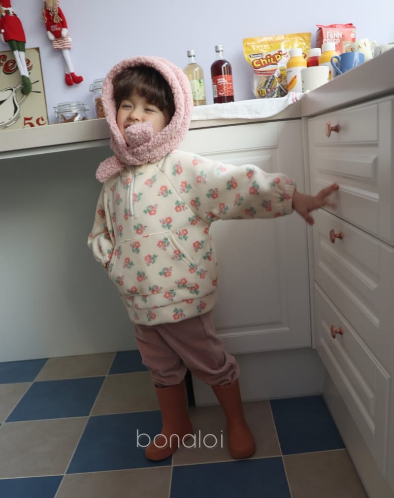 BONALOI - Korean Children Fashion - #Kfashion4kids - Flower Fleece Anorak - 11