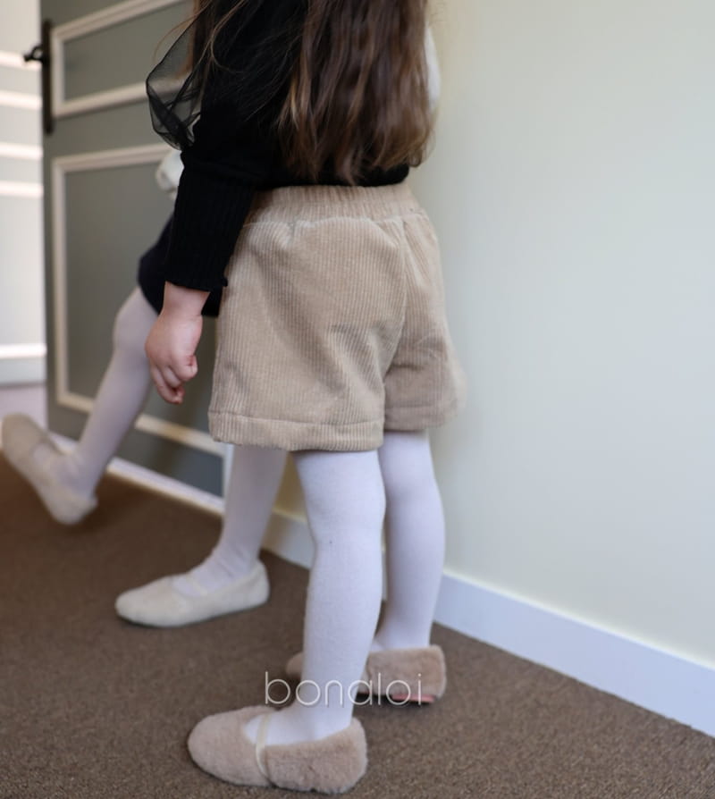 BONALOI - Korean Children Fashion - #Kfashion4kids - Rib Span Fleeece Wrap Skirt Pants - 8