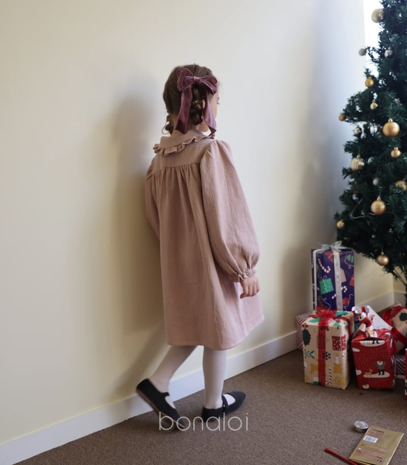 BONALOI - Korean Children Fashion - #Kfashion4kids - Lumi Are Cotton One-piece - 10