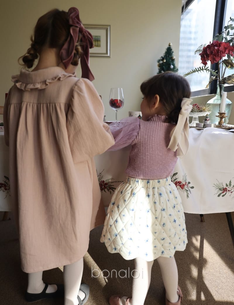 BONALOI - Korean Children Fashion - #Kfashion4kids - Lumi Are Cotton One-piece - 12