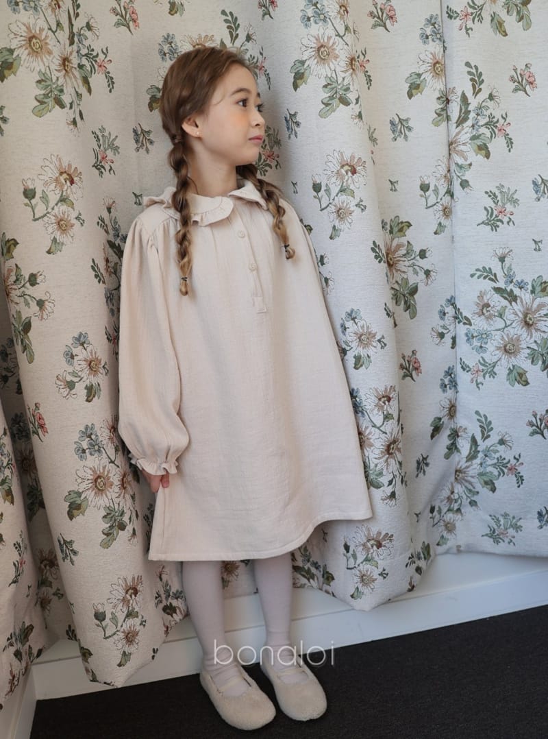 BONALOI - Korean Children Fashion - #Kfashion4kids - Lumi Are Cotton One-piece - 5